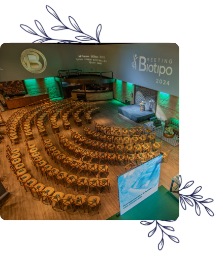 visão aérea de um salão para eventos corporativos